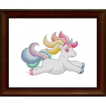 10 K 019. - Rainbow unicorn...