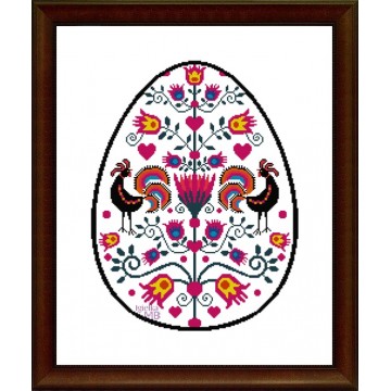 1182. - Rooster Easter Egg...