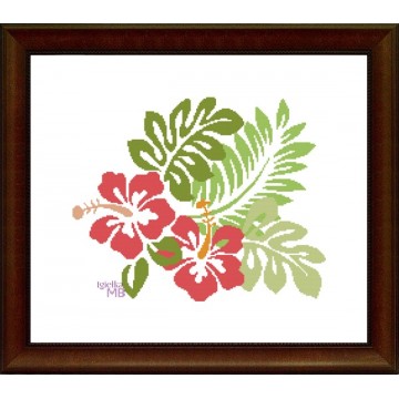 1253. - Hawajskie kwiaty...