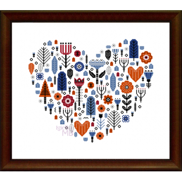 3013. - Scandinavian heart...