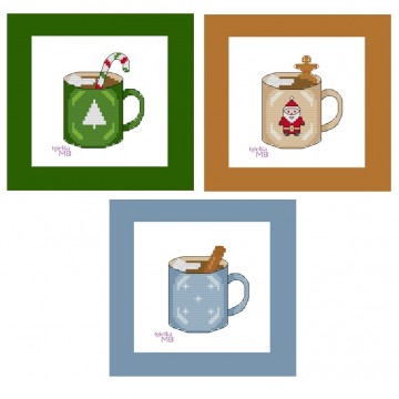 10 K 089. - Christmas mugs...