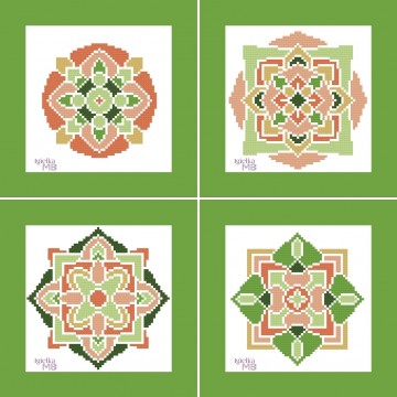 2147. - Colorful medallions...