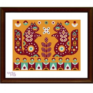 2282. - Folk Art Forest...