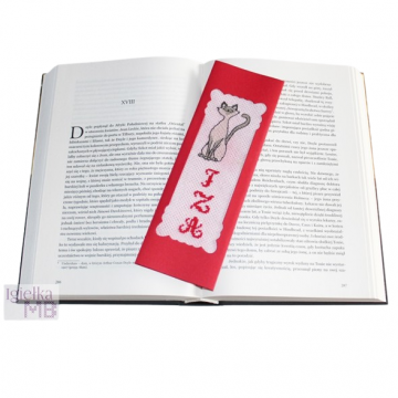 2348. - Bookmark with a cat...