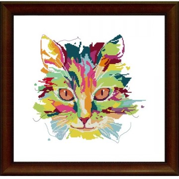 2968. - Colorful cat (PDF)
