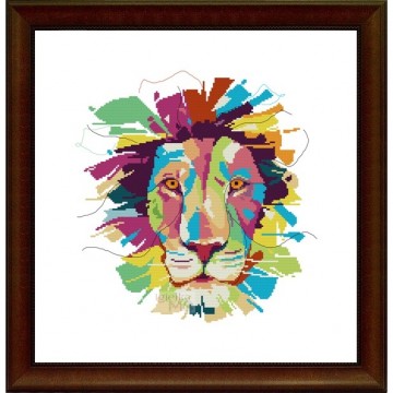 2969. - Colorful lion (PDF)