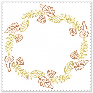 2974. - Autumn napkin 2. (PDF)