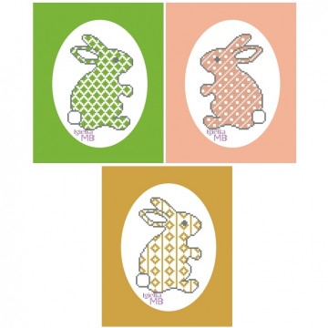 1140. - Kolorowe zajączki...