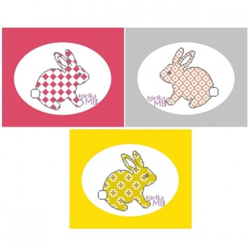 1153. - Kolorowe zajączki...