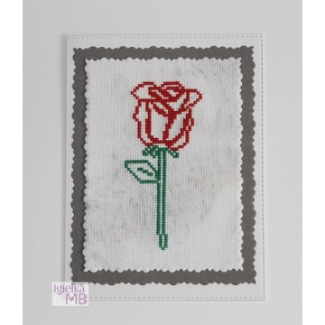 Kartka okolicznościowa: Róża